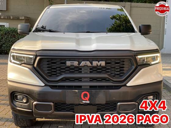 RAM RAMPAGE 2.0 HURRICANE 4 TURBO GASOLINA REBEL 4X4 AUTOMÁTICO